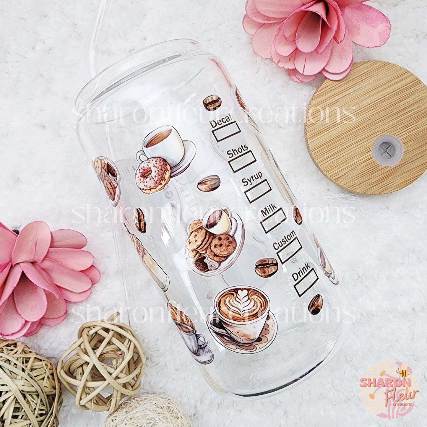 Grumpy SB Coffee Glass Cup