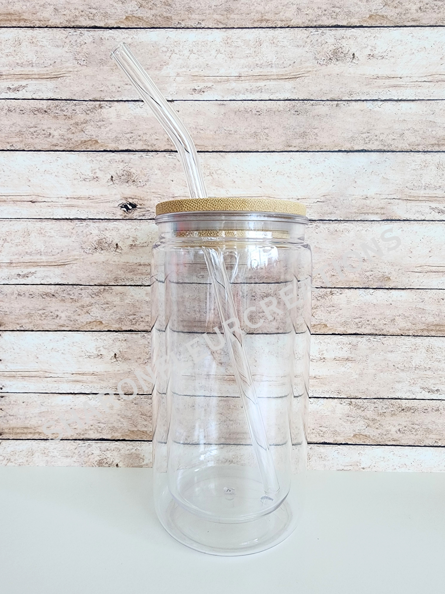 16oz Plastic Snowglobe Cup