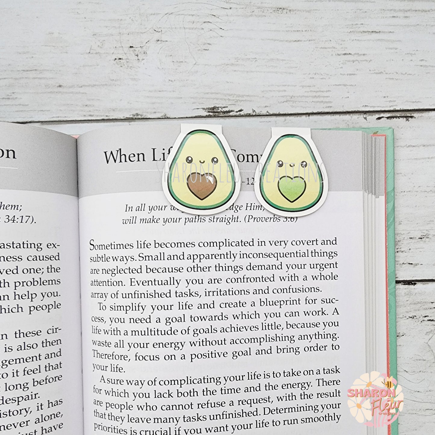Avocado Pair Magnetic Bookmark