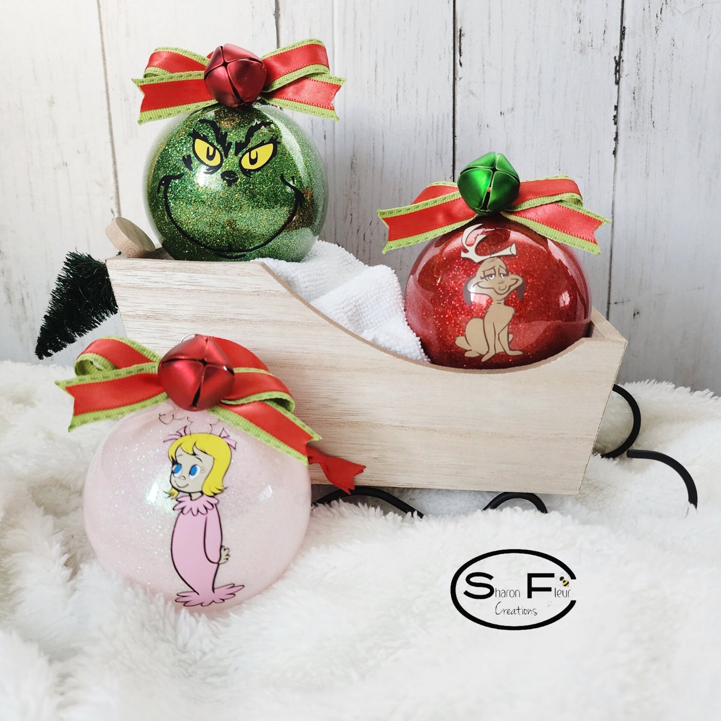 Green Mean One Ornaments