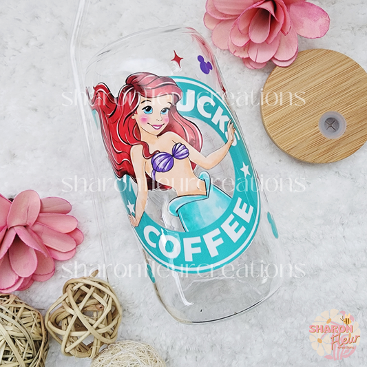 Little Mermaid SB Coffee Glass Cup