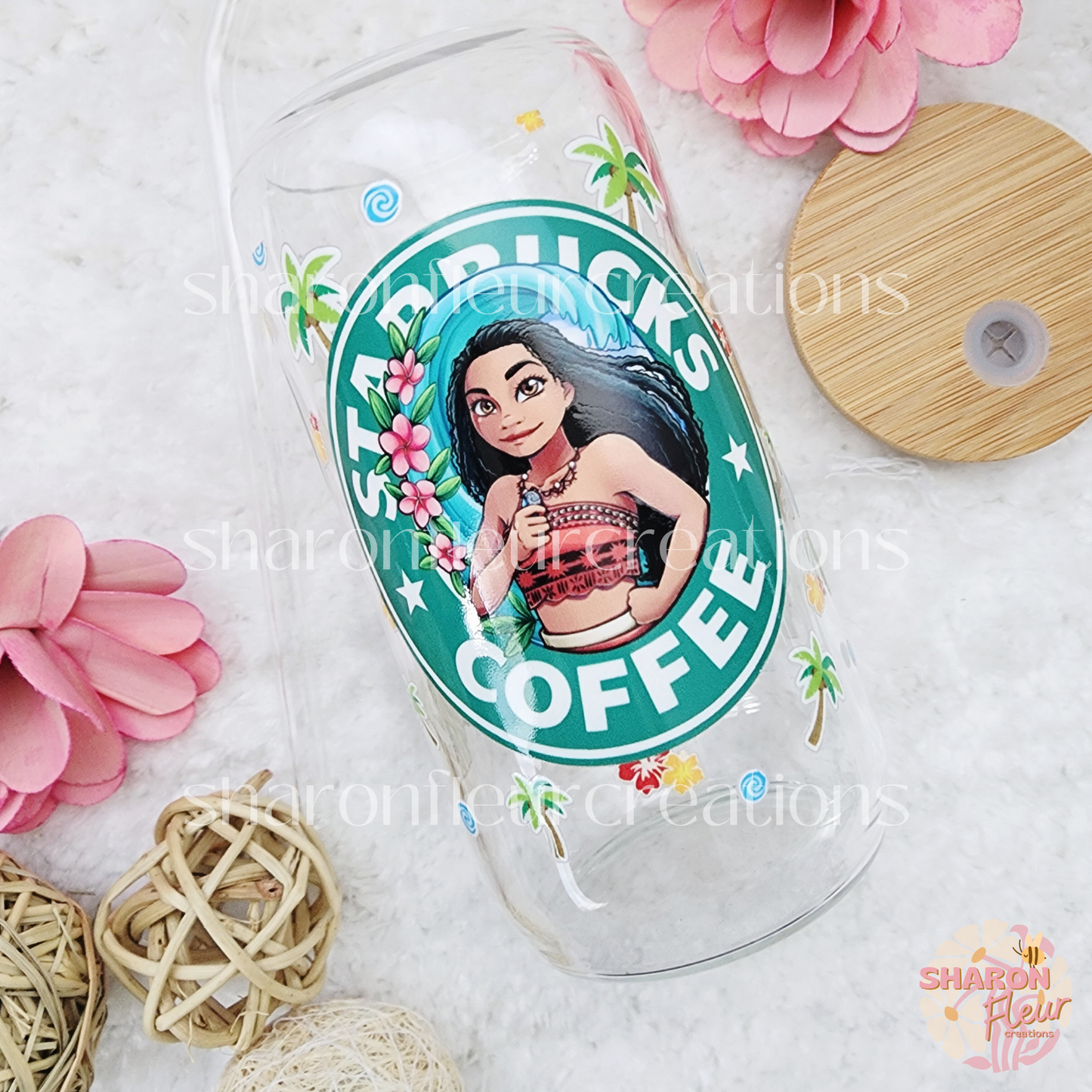 Polynesian Princess SB Coffee Glass Cup