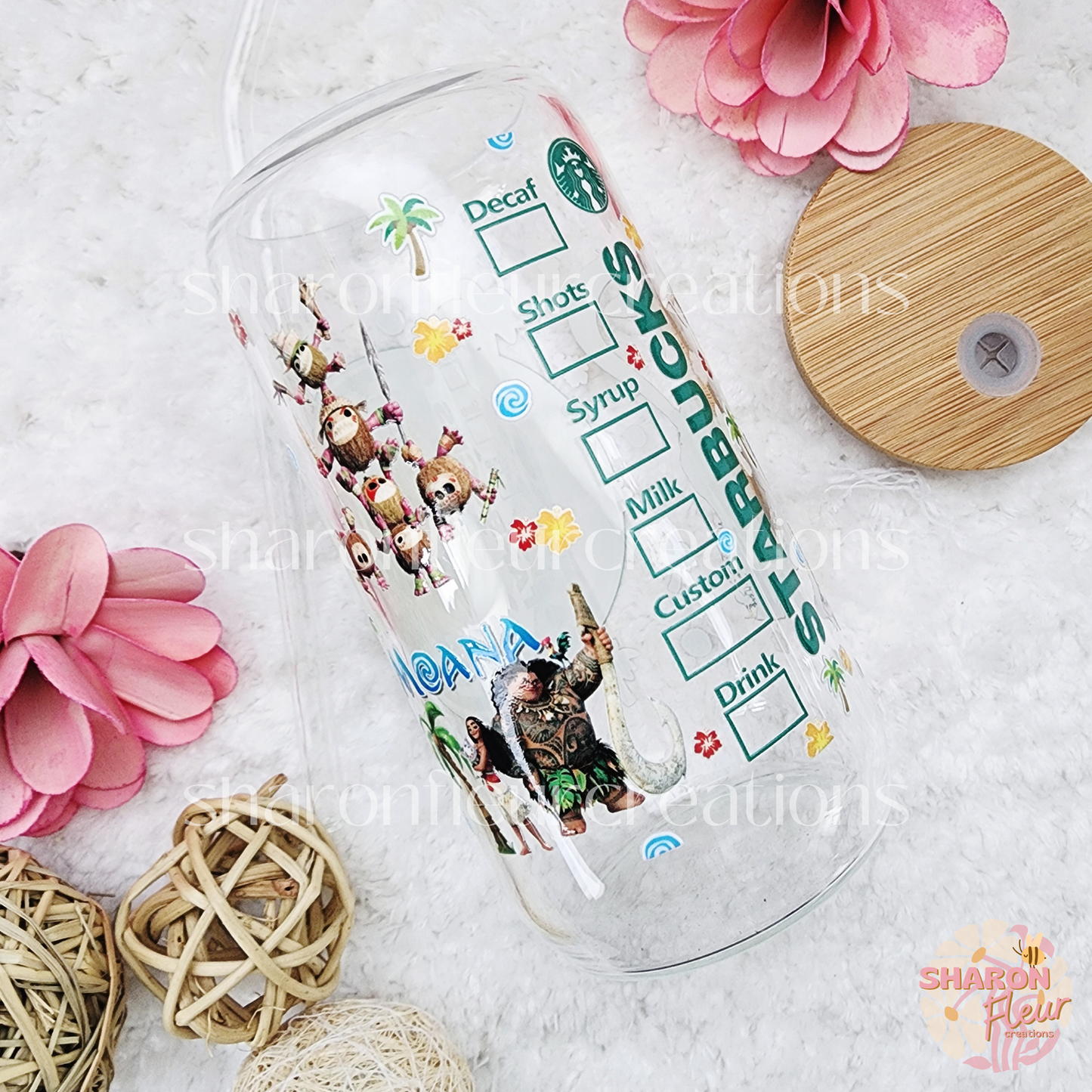 Polynesian Princess SB Coffee Glass Cup