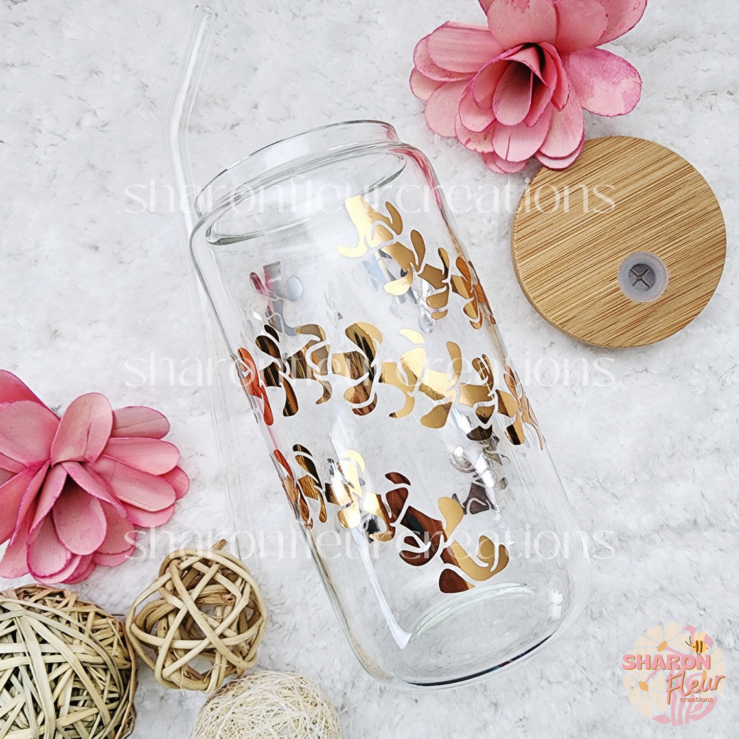 Puakenikeni Glass Cup