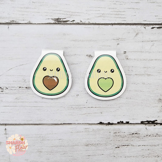 Avocado Pair Magnetic Bookmark