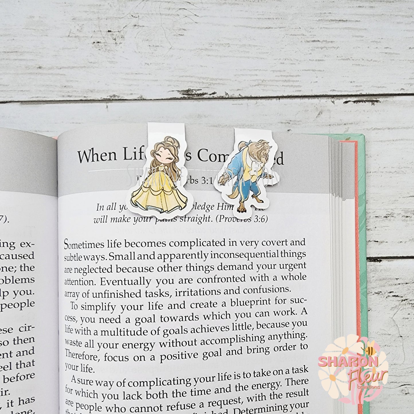 Beauty and The Beast Magnetic Bookmark