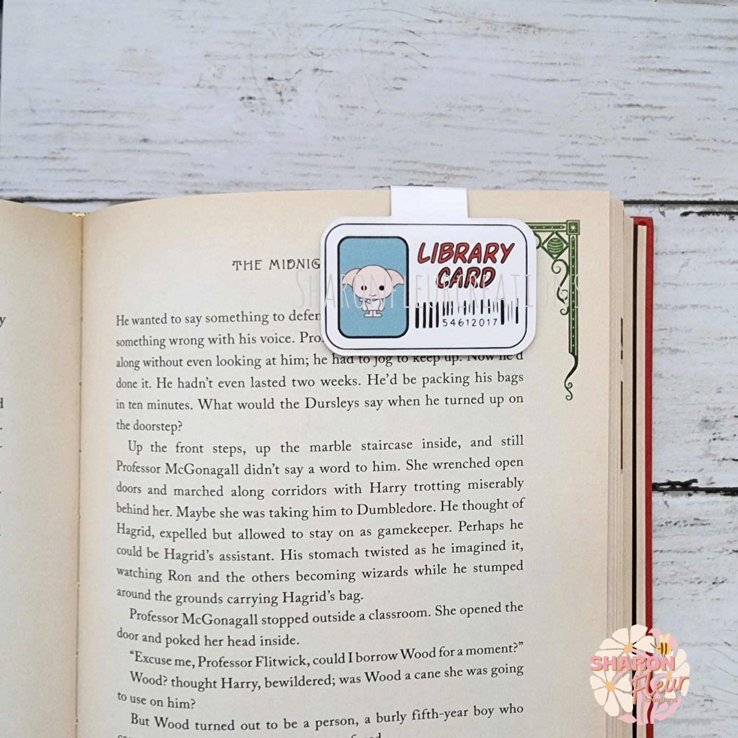 Dobby Library Card Magnetic Bookmark