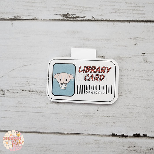 Dobby Library Card Magnetic Bookmark
