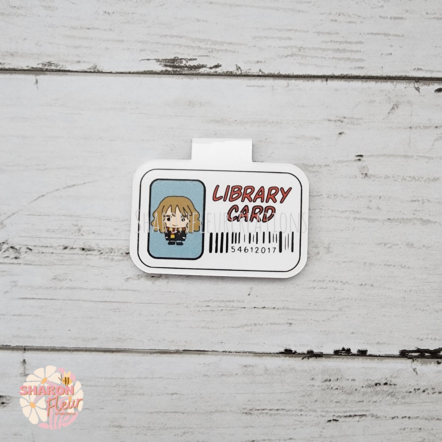 Hermione Library Card Magnetic Bookmark