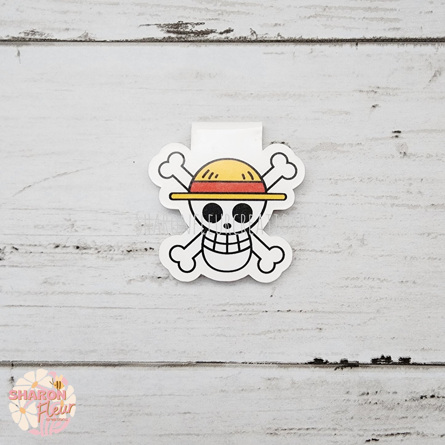 Luffy Jolly Roger One Piece Magnetic Bookmark