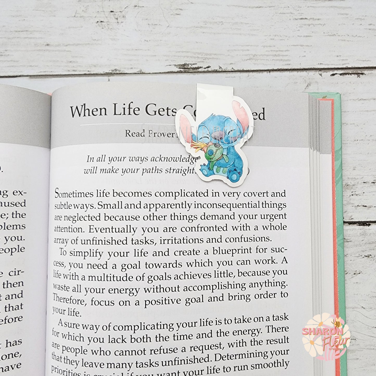 Stitch with Scrump Magnetic Bookmark