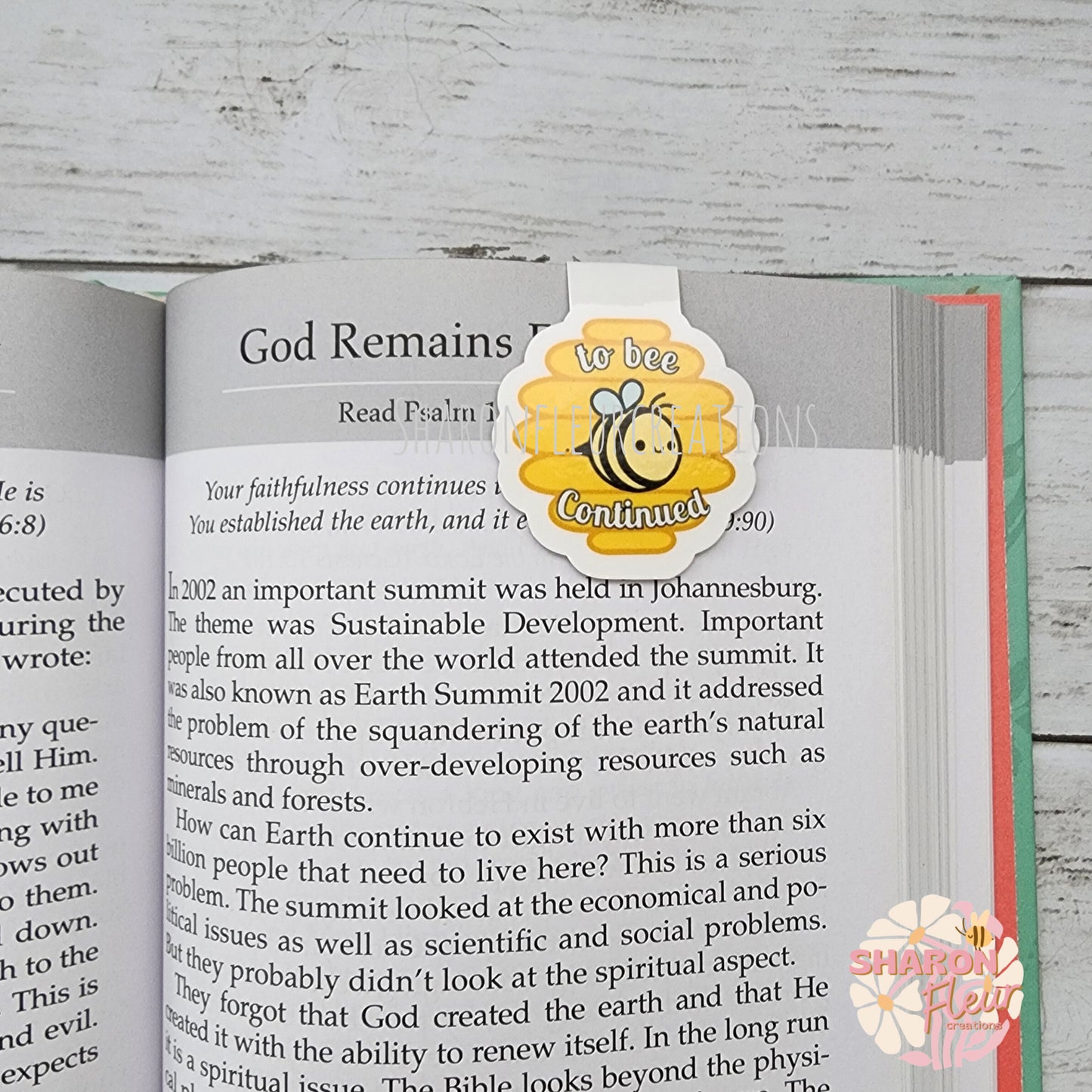 To Bee Continued Magnetic Bookmark